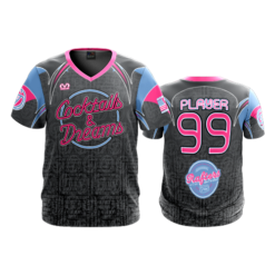 1804 FD Sport V-Neck MENS-FLO INK + $5