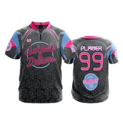 1804 FD Quarter Zip Batting Jacket SS-FLO INK + $5