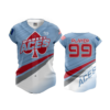 355 FD Womens Full Button Capsleeve