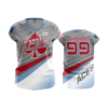 355 FD Womens V-Neck Capsleeve