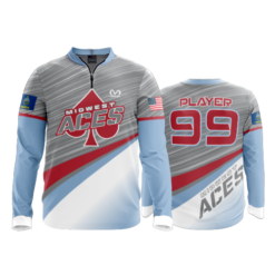355 FD Quarter Zip Batting Jacket LS