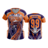1814 FD Womens V-Neck-FLO INK + $5