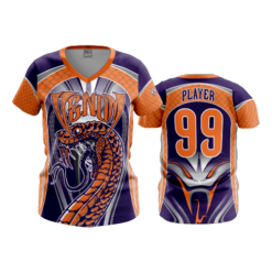 1814 FD Womens V-Neck-FLO INK + $5