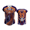 1814 FD Womens Full Button Capsleeve-FLO INK + $5