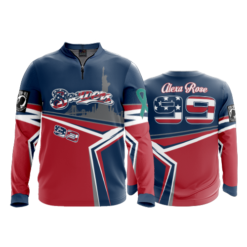 1817 FD Quarter Zip Batting Jacket LS
