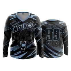 1821 FD Womens V-Neck Longsleeve