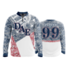 1834 FD Quarter Zip Batting Jacket LS