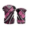 1812 FD Womens V-Neck Capsleeve