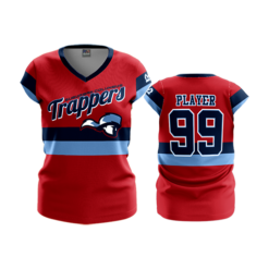 1775 FD Womens V-Neck Capsleeve
