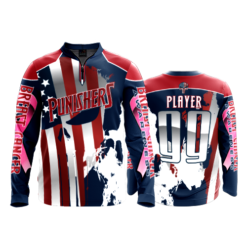 1806 FD Quarter Zip Batting Jacket LS