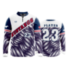 1816 FD Quarter Zip Batting Jacket LS
