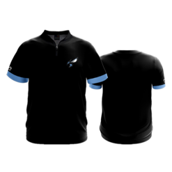 1777 FD Quarter Zip SS - Ribbed Collar