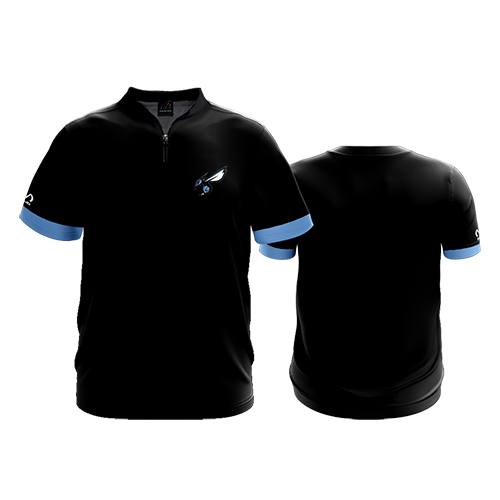 1777 FD Quarter Zip SS - Ribbed Collar