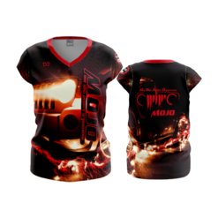 1809 FD Womens V-Neck Capsleeve