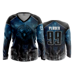 1858 FD Womens V-Neck Longsleeve