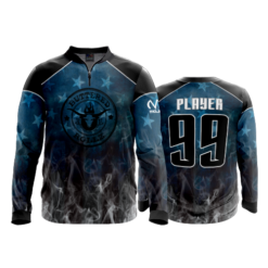 1858 FD Quarter Zip Batting Jacket LS