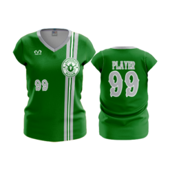 1858 FD Womens V-Neck Capsleeve