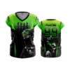 848 FD Womens V-Neck Capsleeve