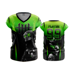 848 FD Womens V-Neck Capsleeve