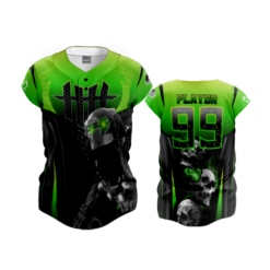 848 FD Womens Full Button Capsleeve