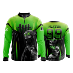 848 FD Quarter Zip Batting Jacket LS