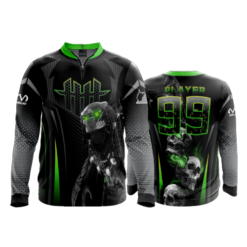 848 FD Quarter Zip Batting Jacket LS