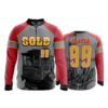 1882 FD Quarter Zip Batting Jacket LS