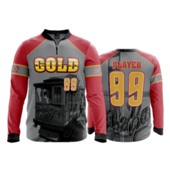 1882 FD Quarter Zip Batting Jacket LS