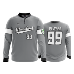 288 FD Quarter Zip Batting Jacket LS