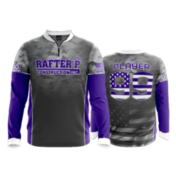 1873 FD Quarter Zip Batting Jacket LS