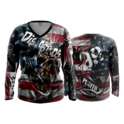 1867 FD Womens V-Neck Longsleeve