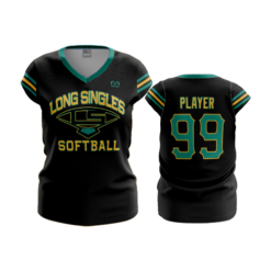 1891 FD Womens V-Neck Capsleeve