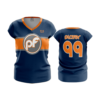 1890 FD Womens V-Neck Capsleeve