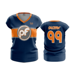 1890 FD Womens V-Neck Capsleeve