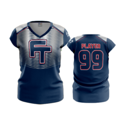 1885 FD Womens V-Neck Capsleeve