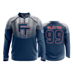 1885 FD Quarter Zip Batting Jacket LS