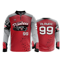 1898 FD Quarter Zip Batting Jacket LS