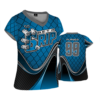 1363 FD Womens V-Neck Capsleeve