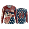1850 FD Womens V-Neck Longsleeve
