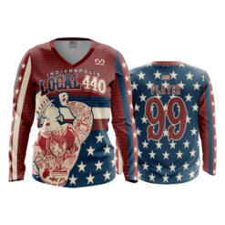 1850 FD Womens V-Neck Longsleeve