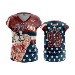 1850 FD Womens V-Neck Capsleeve