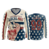 1850 FD Womens V-Neck Longsleeve