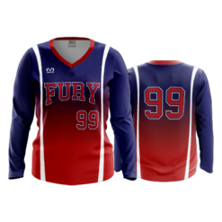1869 FD Womens V-Neck Longsleeve