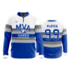 1836 FD Quarter Zip Batting Jacket LS