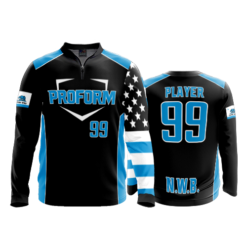 1926 FD Quarter Zip Batting Jacket LS