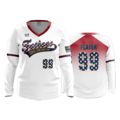 1888 FD Womens V-Neck Longsleeve