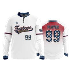 1888 FD Quarter Zip Batting Jacket LS