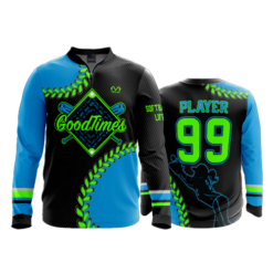 1903 FD Quarter Zip Batting Jacket LS-FLO INK + $5