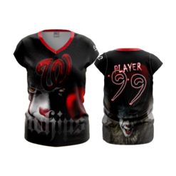 1927 FD Womens V-Neck Capsleeve