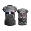 1902 FD Womens V-Neck Capsleeve